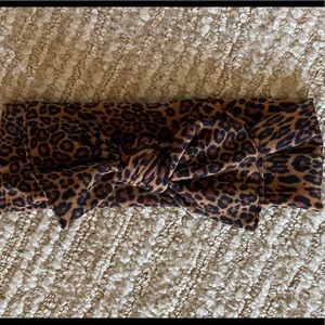 Leopard Headband Bow